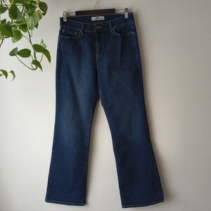 Levi's 512 Perfectly Slimming Bootcut Jeans  Embellished Studded Pockets  Dark 8